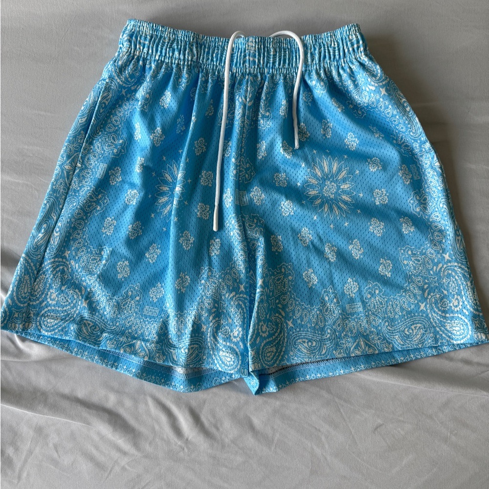 Bravest Studios Blue Athletic Shorts with Elastic Waist